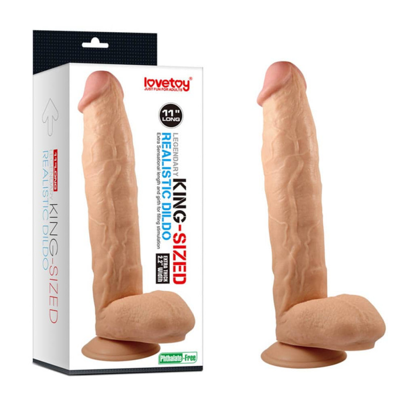 Legendary King sized veliki realni dildo sa testisima LVTOY00194